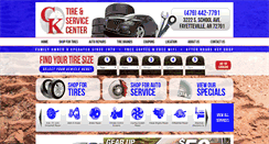 Desktop Screenshot of cktireandservice.com